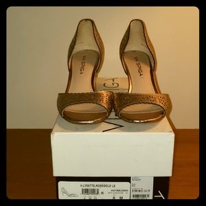 Via Spiga Lysette Rosegold Heels